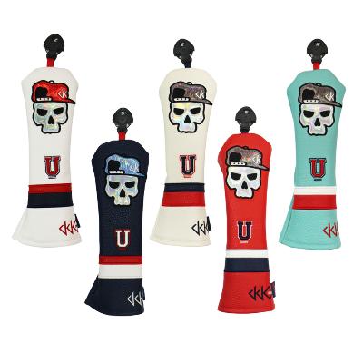 [도담스포츠] 홀로그램 스컬 유틸리티커버 골프헤드커버 색상 택1