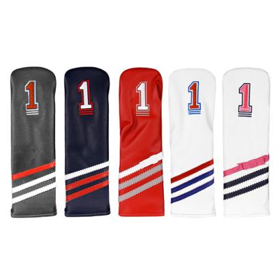 [도담스포츠] 고급형 S 스트라이프 드라이버 헤드커버 색상 택1