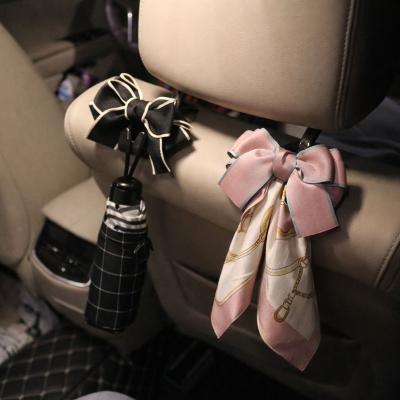 오토크루 차량용 리본 헤드레스트 후크 수납걸이 2개 AC-59