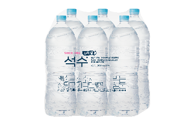[석수] 하이트진로석수_무라벨_생수 2Lx6병