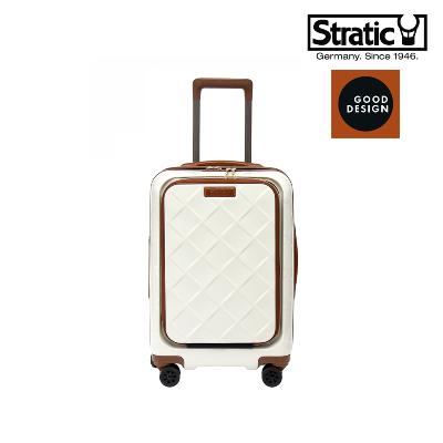 [Stratic] 스트라틱 레더앤모어 기내용 캐리어 20인치 화이트