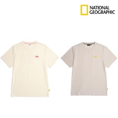 [내셔널지오그래픽] 익스플로러 빅로고 라운드 반팔티셔츠 N236UTS220