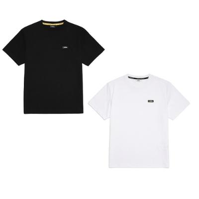 [내셔널지오그래픽] 스탠다드 스몰로고 라운드 반팔티셔츠 N226UTS220 / 화이트