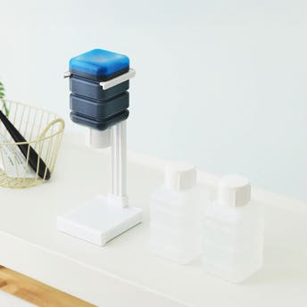 [에코후레쉬] 화장실청소 물때 찌든때 자동변기 세정제  본품 (거치대+변기세정제 리필액100ml*3) 