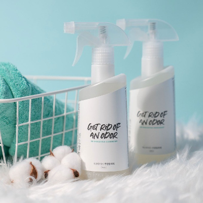 [에코후레쉬] 섬유 침구 옷 룸 스프레이 실내 정전기 방지 무향 탈취제 500ml x 2개