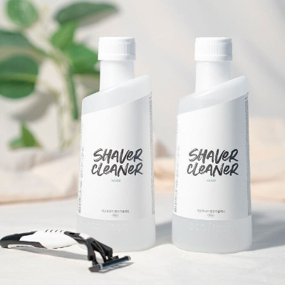 [에코후레쉬]  전기 양 면도 날 소독 세척 청소 관리 면도기클리너 500ml