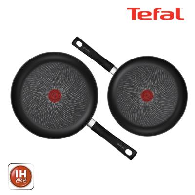 테팔 인덕션 티타늄 델리시오 2종세트 (프라이팬 22cm + 24cm)