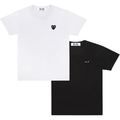 [꼼데가르송] 블랙와펜 하트 로고 남녀공용 반팔티 (S~XXL)