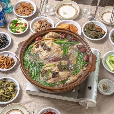 ★한판특가★귀한 능이버섯 여름 보양식 국내산 능이삼계탕 1.2kg x 3팩