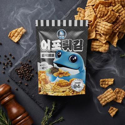 진로 어포튀김 블랙페퍼맛 60g