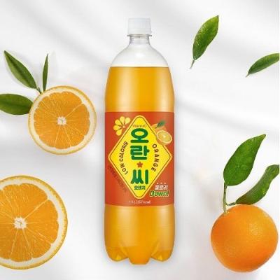 오란씨 오렌지 1.5L 페트 12입 1박스  OOT1.5R